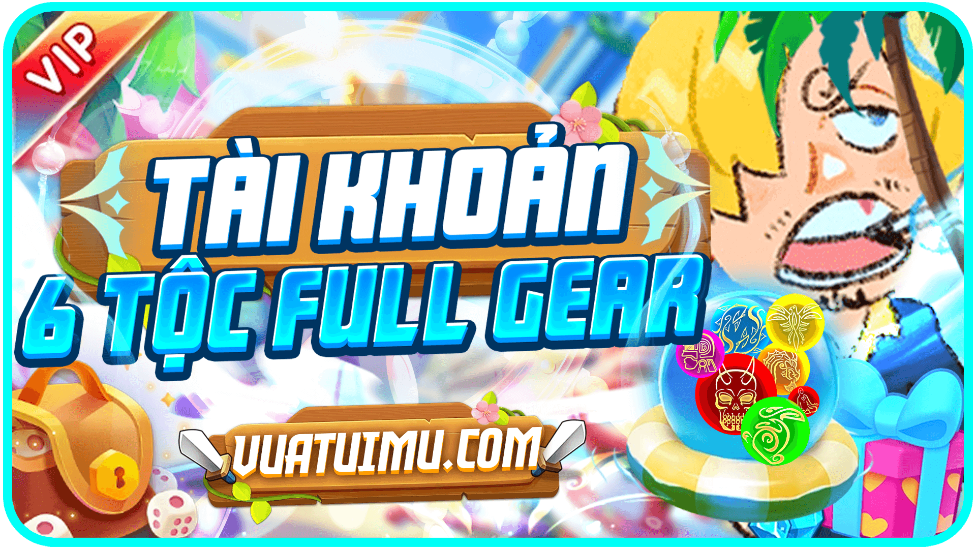 6 TỘC V4 FULL GEAR